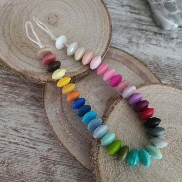 Porte-cles prenom personnalisé - tout silicone - cadeau artisanal -trousseau clef-assecoires sac - cartable -sac a langer -clés - creation unique - - Babybou-Crea .