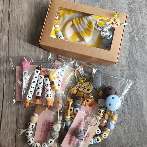 Archives des accessoire bébé - Babybou-Créa attache tétine cadeau  personnalisée cadeau naissance