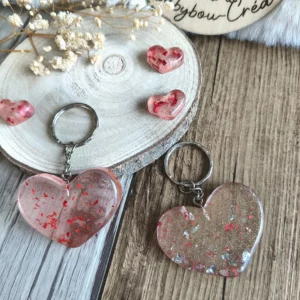 Gros porte-clé cœur Cœur d’Amours – cadeau romantique Saint-Valentin
